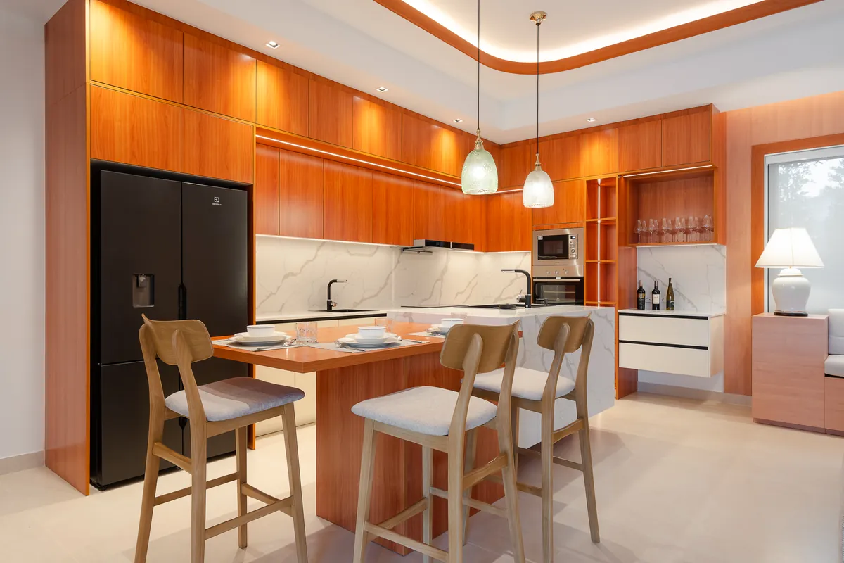 Fitted kitchen in a Hua Hin villa